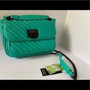 BWT Badgley Mischka Vegan Crossbody - green